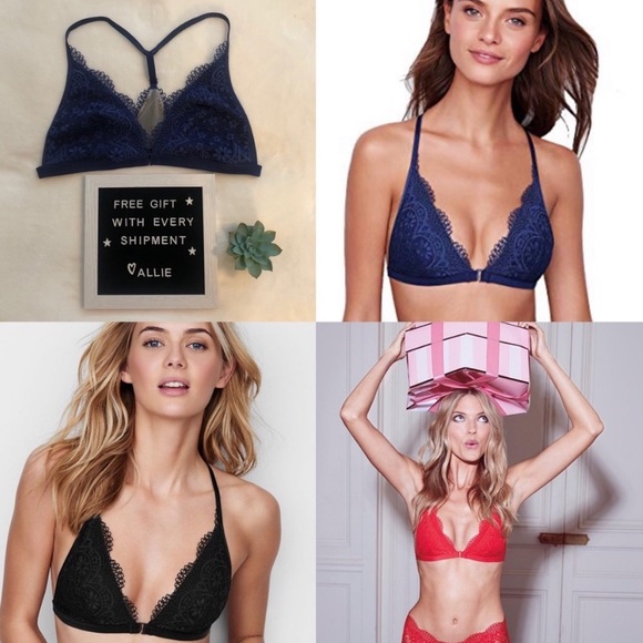 Victoria's Secret Other - Victoria’s Secret Front-Close Daisy Lace Bralette